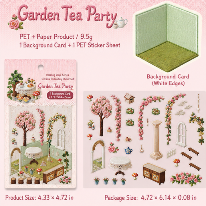 Stitchframe – Faux-Embroidery Fold-Out Camping Diorama Kit
