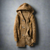 Preston | Men's Knit Cardigan with Hooded Design