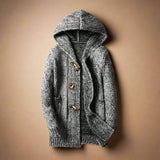 Preston | Men's Knit Cardigan with Hooded Design
