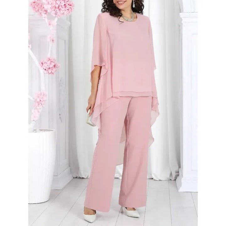 Maja | Women's Pants Set with Cape Sleeves