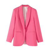 Livia | Women's Blazer with Shawl Collar and Pockets