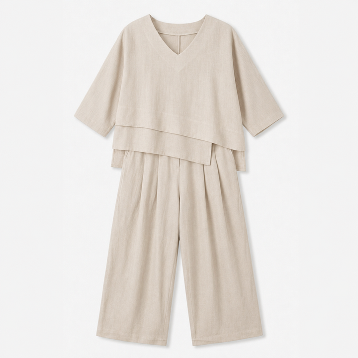 Lunavia – Women's Asymmetric Two-Piece Set