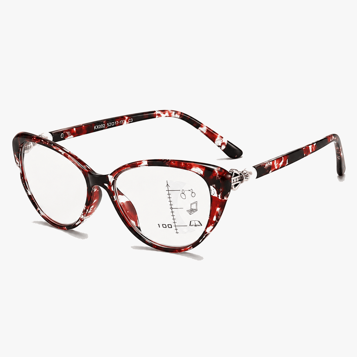 Lumora - Anti-Blue Light Multifocal Cat Eye Reading Glasses (40% Off)