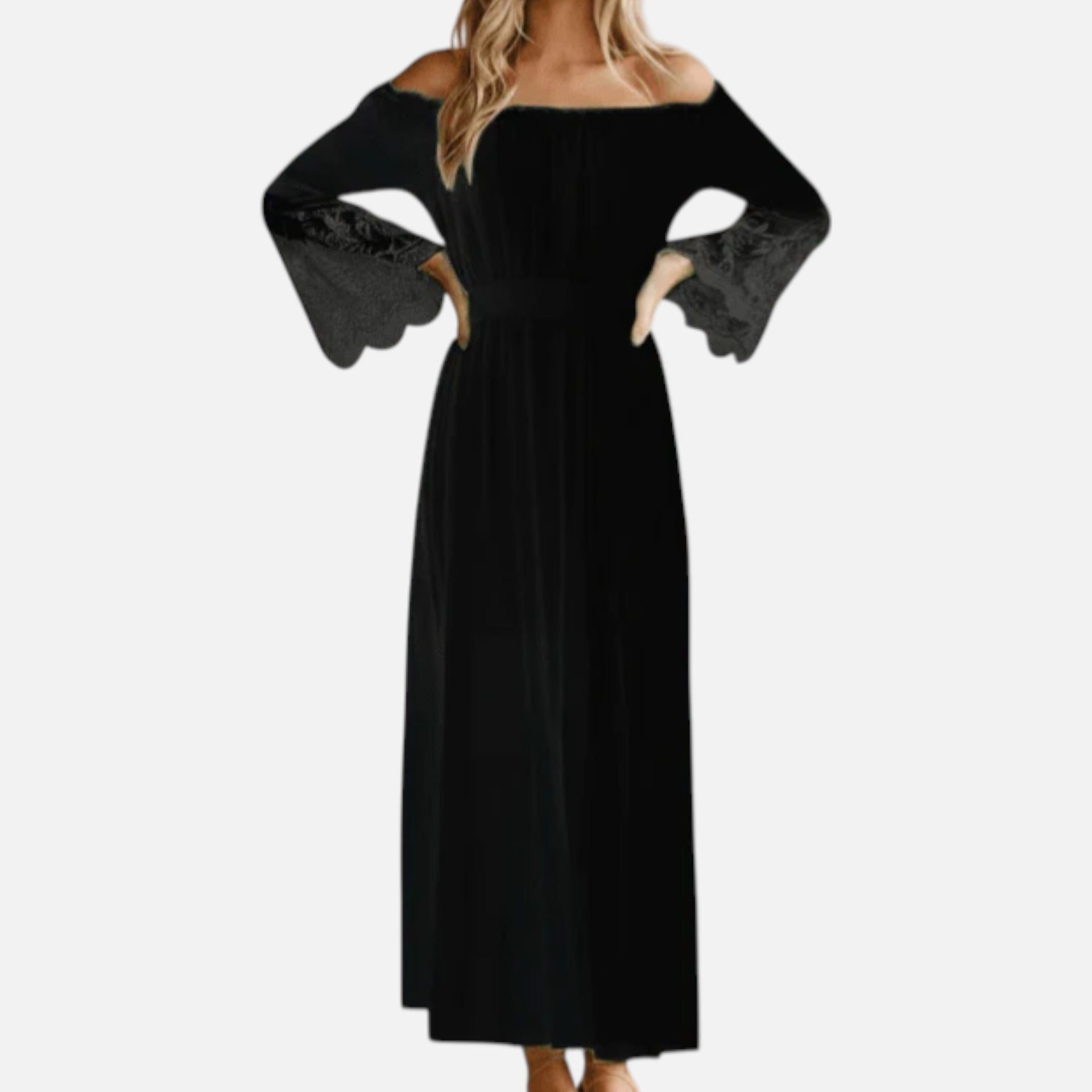 Women's Boho Lace Maxi Dress – Laricci