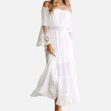 Laricci | Women’s Boho Lace Maxi Dress