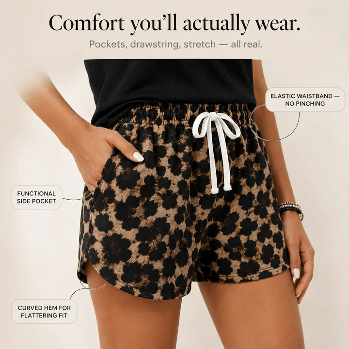 Lunella – Women's Tank Top and Printed Shorts Set