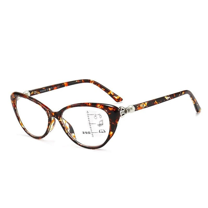 Lumora - Anti-Blue Light Multifocal Cat Eye Reading Glasses (40% Off)