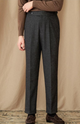 Tyler | Men Wool Pleated Straight Trousers