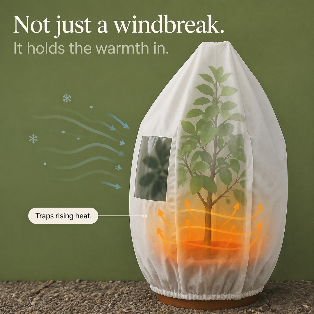 Frostview – Mesh Window Zippered Plant Frost Cover