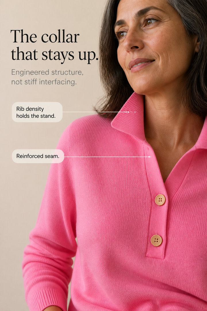 Wearbella – Collared Pullover Sweater