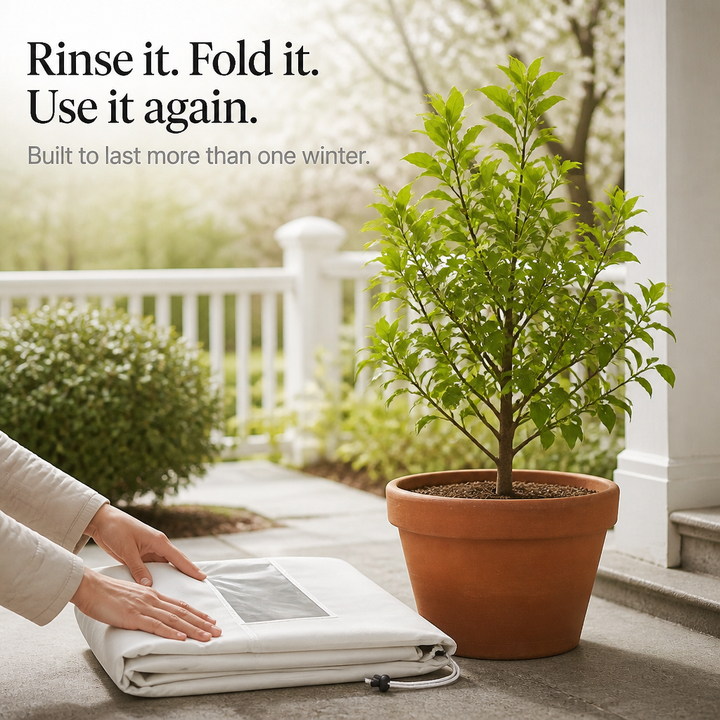 Frostview – Mesh Window Zippered Plant Frost Cover