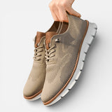 Men’s Refined Knit Lace-Up Oxfords