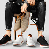 Men’s Refined Knit Lace-Up Oxfords