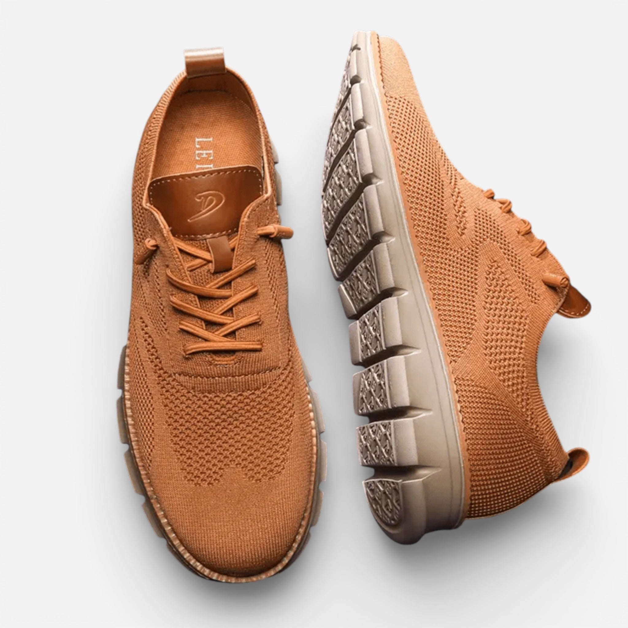 Men’s Refined Knit Lace-Up Oxfords