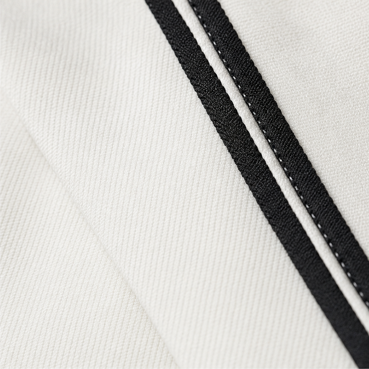 Blancour – Contrast Piping Double-Breasted Suit Set