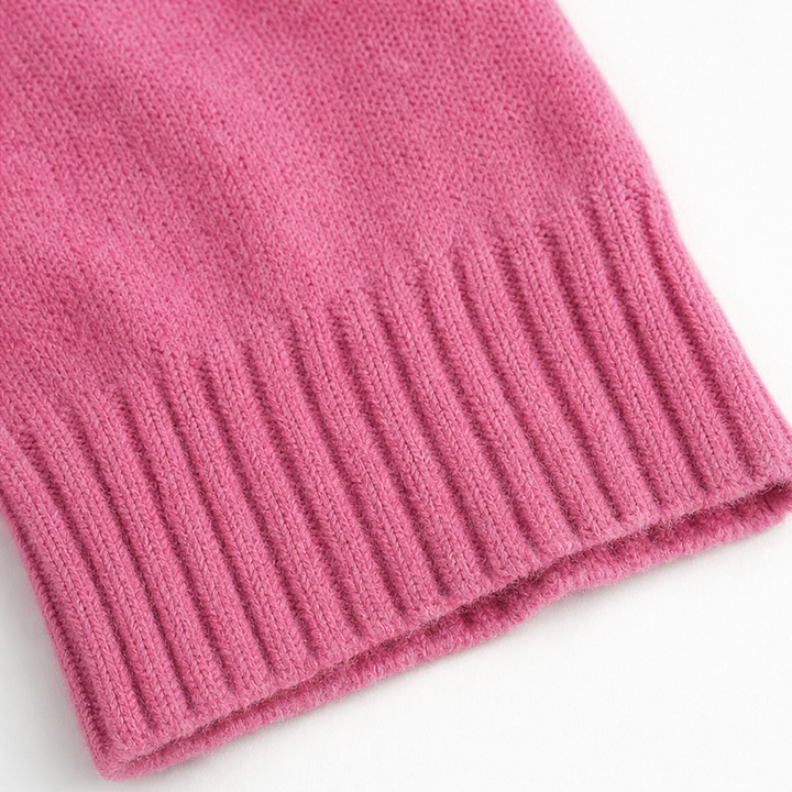Cozelle – Frayed-Edge Open-Knit Oversized Hoodie
