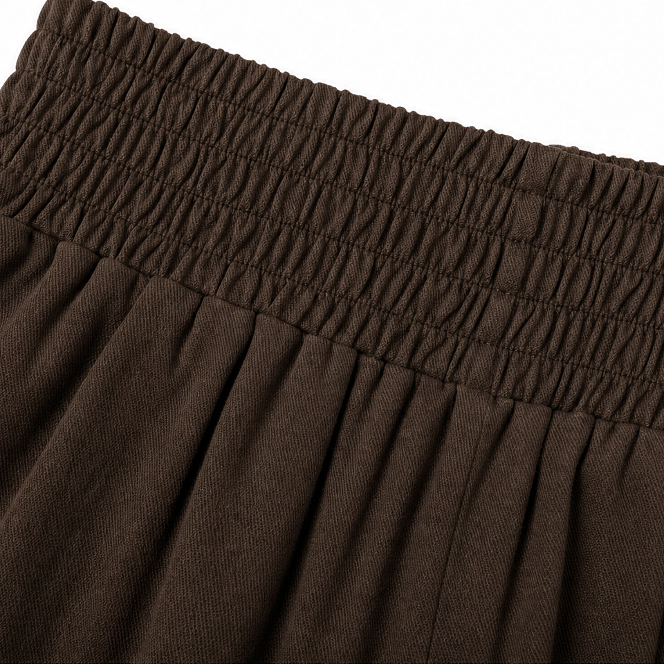 Elowen Set – Oversized Twill Top And Wide-Leg Pants Set