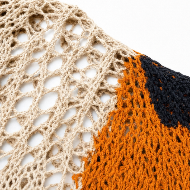 Harvestknit – Pumpkin And Bat Intarsia Knit Sweater