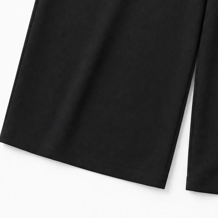 Solene – Belted Wide-Leg Shirt Jumpsuit with Tie Waist