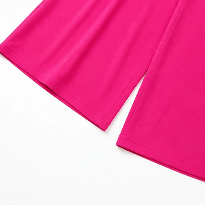 Wearlyn – High Waist Wide Leg Pants with Pockets, Soft Stretch Palazzo Pants for Women