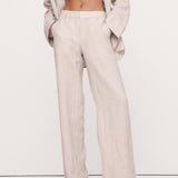 Sylvie | Women's Linen Pants with Elastic Waistband