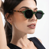 Eleanor | Women's Sunglasses with Acetate Frame Rounded Silhouette