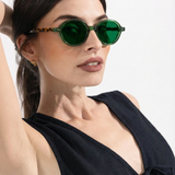 Eleanor | Women's Sunglasses with Acetate Frame Rounded Silhouette
