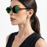 Eleanor | Women's Sunglasses with Acetate Frame Rounded Silhouette