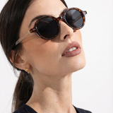 Eleanor | Women's Sunglasses with Acetate Frame Rounded Silhouette