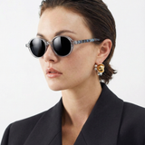 Eleanor | Women's Sunglasses with Acetate Frame Rounded Silhouette