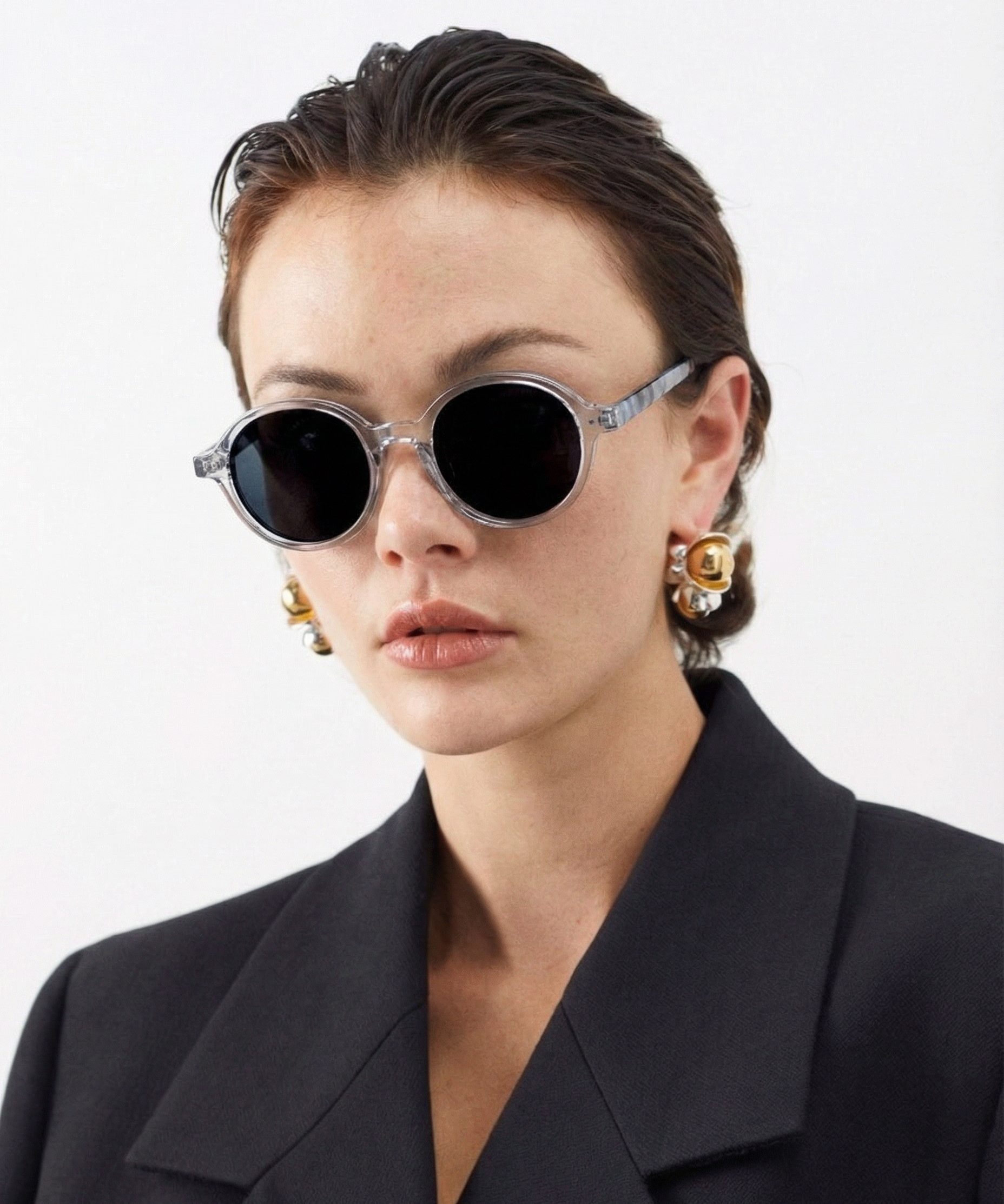 Eleanor | Women's Sunglasses with Acetate Frame Rounded Silhouette