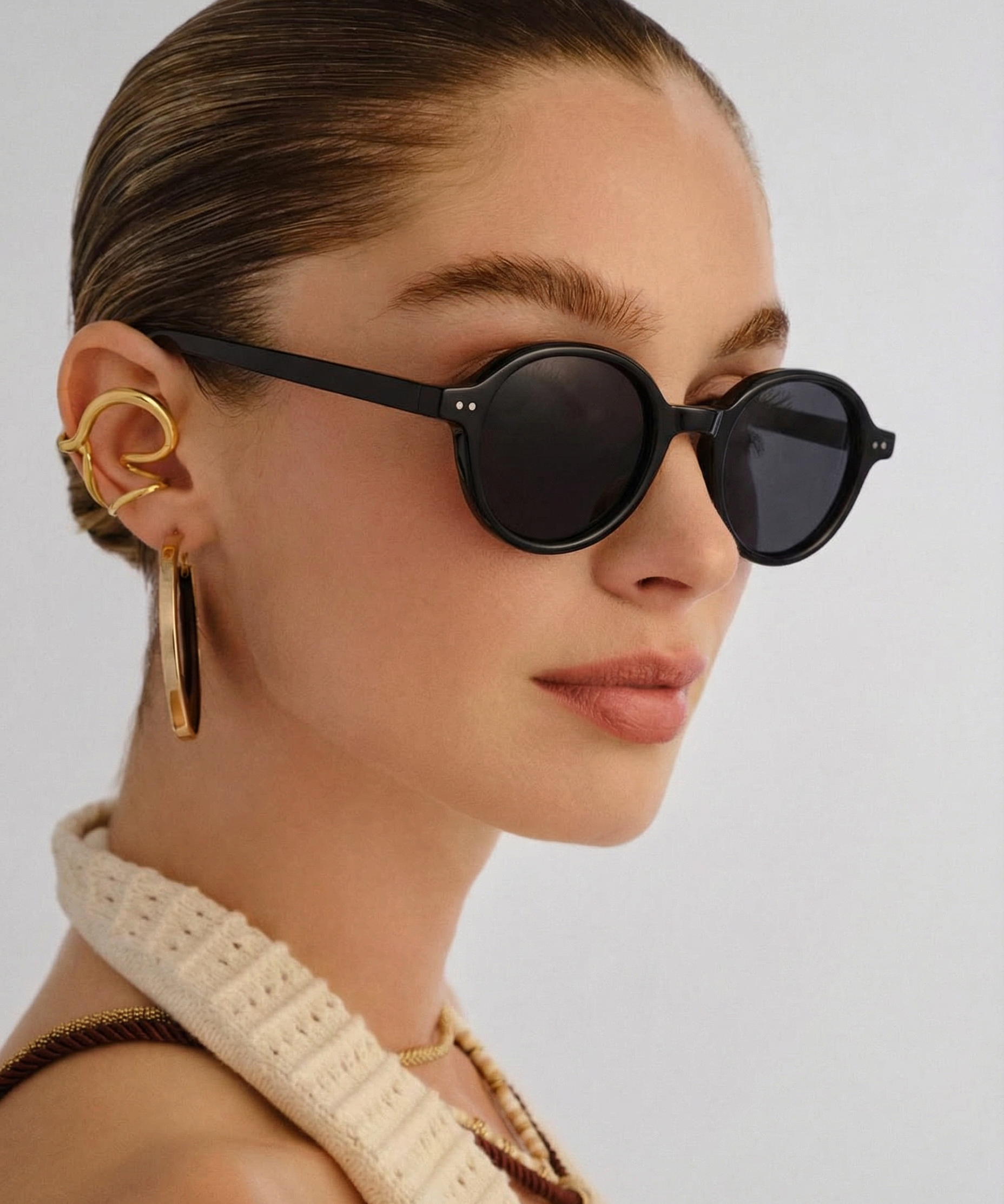 Eleanor | Women's Sunglasses with Acetate Frame Rounded Silhouette
