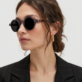 Clara | Women's Sunglasses with Translucent Amber Frame