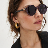 Clara | Women's Sunglasses with Translucent Amber Frame