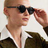 Clara | Women's Sunglasses with Translucent Amber Frame