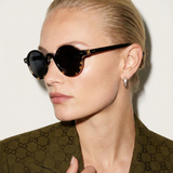 Clara | Women's Sunglasses with Translucent Amber Frame