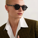 Clara | Women's Sunglasses with Translucent Amber Frame