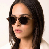 Clara | Women's Sunglasses with Translucent Amber Frame