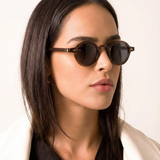 Clara | Women's Sunglasses with Translucent Amber Frame