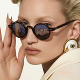 Clara | Women's Sunglasses with Translucent Amber Frame