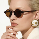 Clara | Women's Sunglasses with Translucent Amber Frame