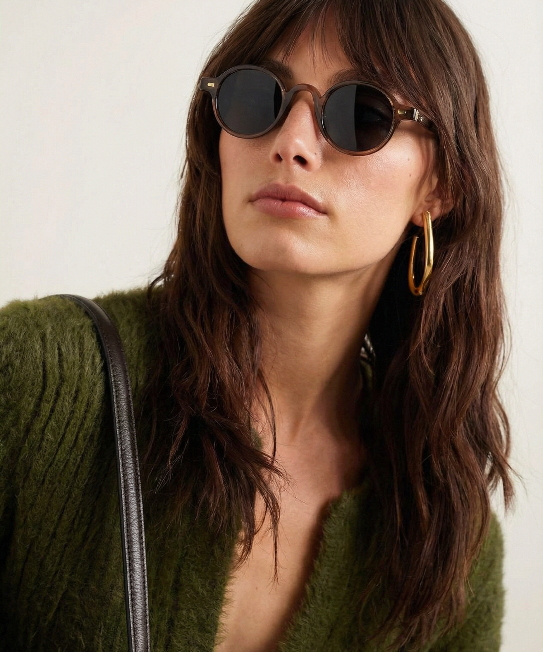 Clara | Women's Sunglasses with Translucent Amber Frame
