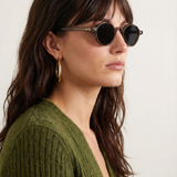 Clara | Women's Sunglasses with Translucent Amber Frame