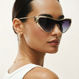 Elise | Women's Sunglasses with Metal Frame and Shield Silhouette