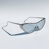 Elise | Women's Sunglasses with Metal Frame and Shield Silhouette