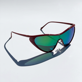 Elise | Women's Sunglasses with Metal Frame and Shield Silhouette