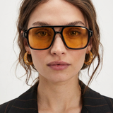 Harlow | Women's Sunglasses with Acetate Frame Oversized Square Silhouette