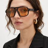 Harlow | Women's Sunglasses with Acetate Frame Oversized Square Silhouette
