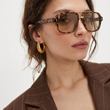 Harlow | Women's Sunglasses with Acetate Frame Oversized Square Silhouette