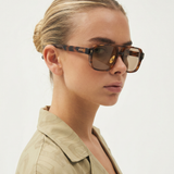 Harlow | Women's Sunglasses with Acetate Frame Oversized Square Silhouette